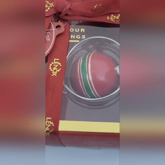 Lenox Set of Four Merry and Bright Napkin Rings Ornament  Design Christmas - Picture 6 of 9